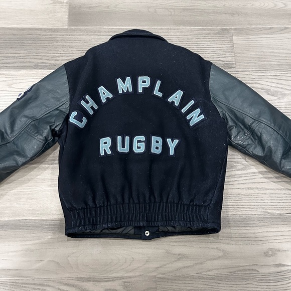 vintage champlain rugby varsity jacket - Picture 2 of 7